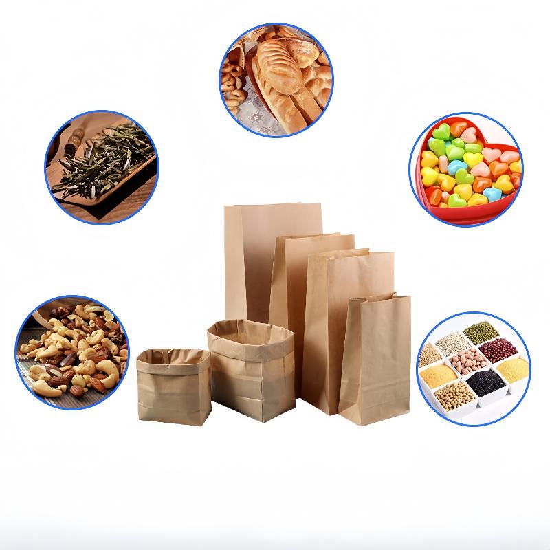 20/25/50 buc. Pungă din hârtie kraft maro Pungă pentru ambalat alimente Pungă de cumpărături pentru legume Ambalaj pentru dulciuri Pungă kraft pentru prânz Pungă de hârtie pentru alimente Pungă găleată pentru alimente, biscuiți, pâine