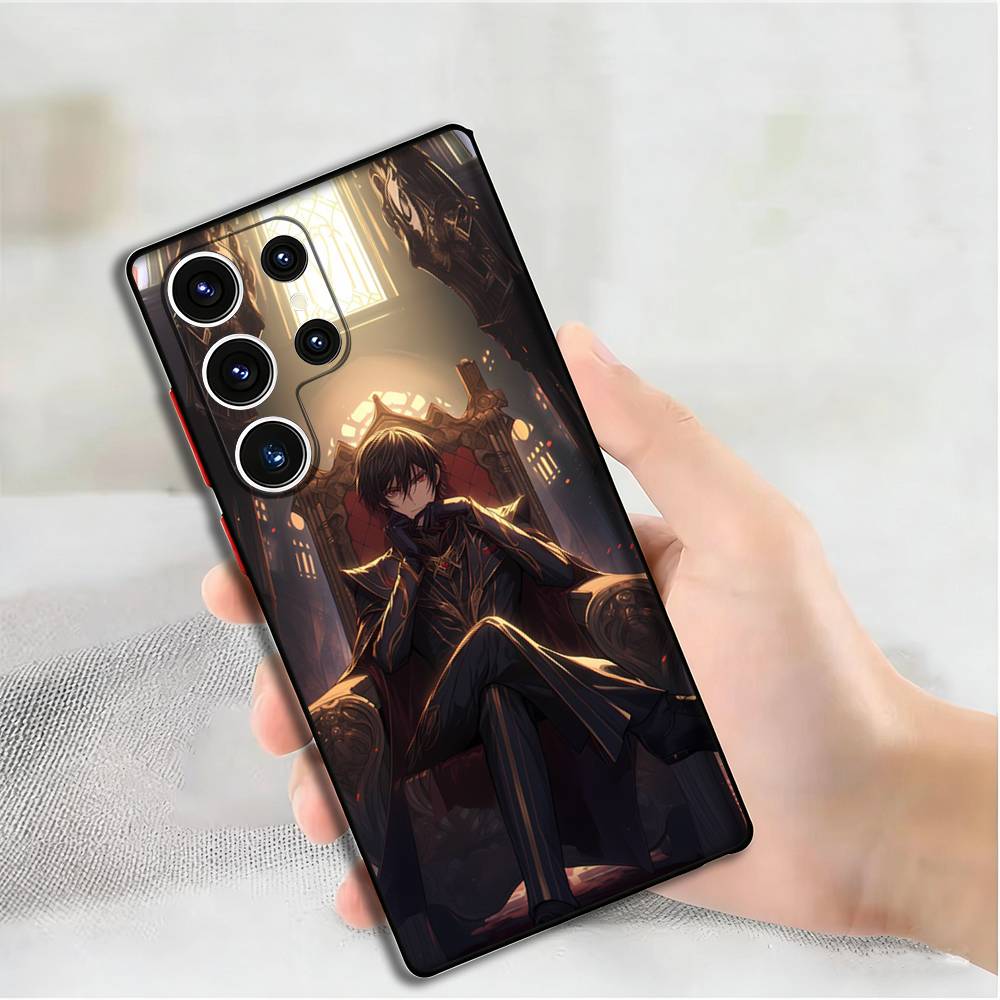 Anime L-Lelouch Phone Case For Samsung S24,25,23,22,21,20 Plus Ultra 5G Lite Shockproof Cover