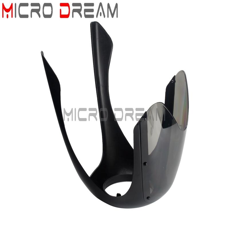 Half Fairing Style 6-1/4" Windshield Headlight Fairing Cowl For Ducati Moto Guzzi BMW Cafe Racer Bobber Scrambler Retro Cruiser