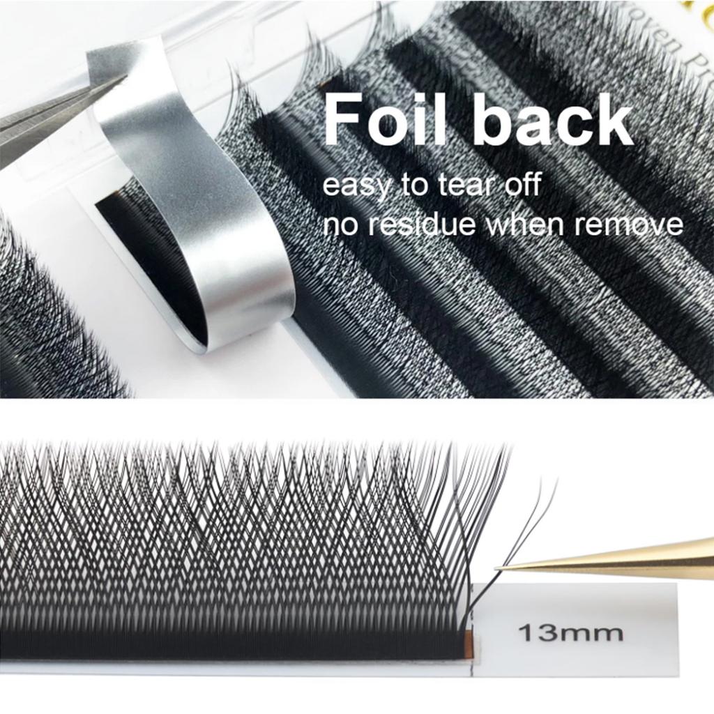 Super Black Mix8-15 YY Lashes 0.05 0.07mm Korean PBT Fiber Handmade 12 Rows Y Shape Volume Eyelash