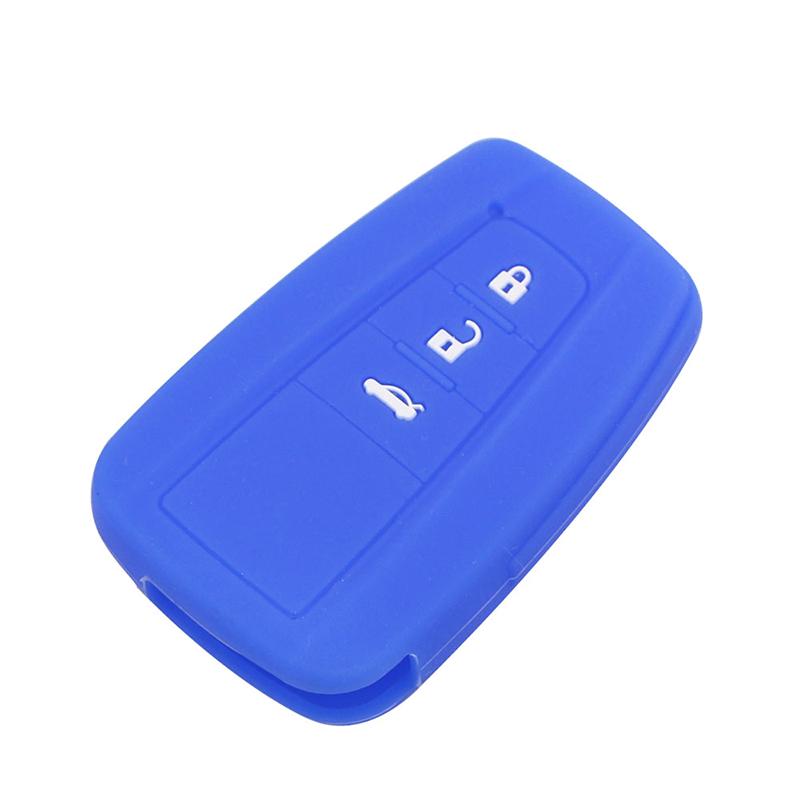 My Good Car Silicone Remote Car Keychain Key Cover Case Fit for Toyota Camry CHR C-HR Prius Corolla RAV4 Prado