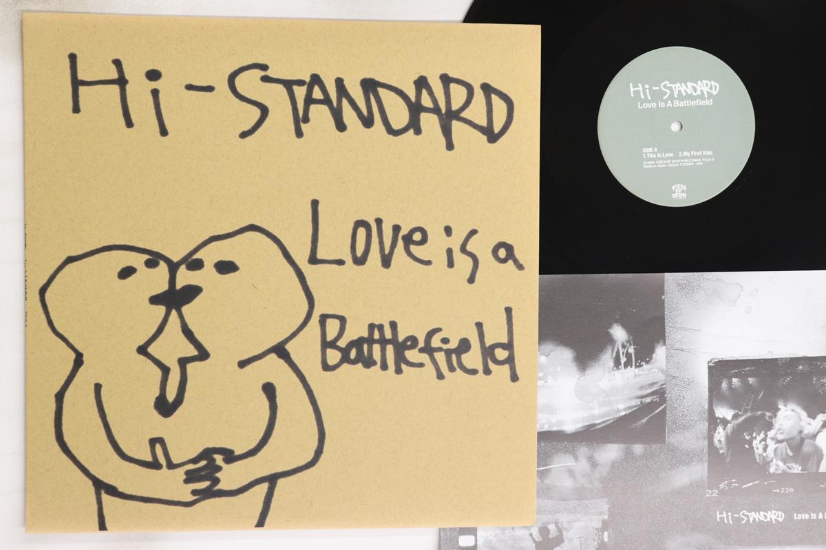 

12inch Record HI-STANDARD - Love Is A Battlefield PZJA2 PIZZA OF DEATH 2000 Japan Japanese Pop/Rock Used