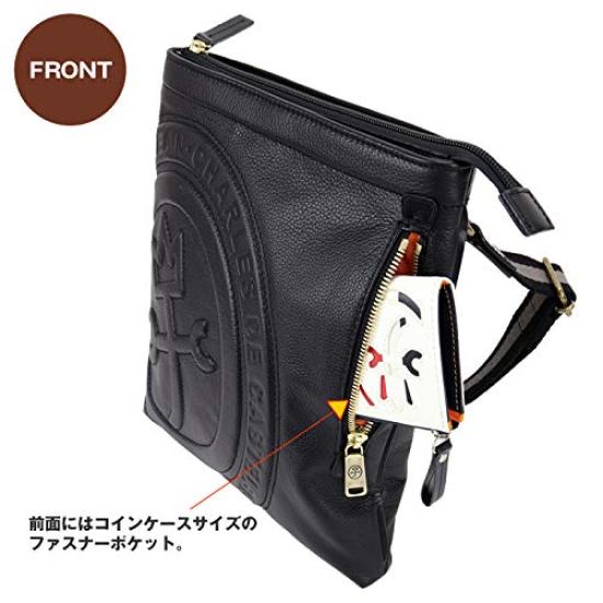 Castelbajac CASTEL-85101 CASTEL-085101 Rondo Shoulder Bag (1. Black (01) black)