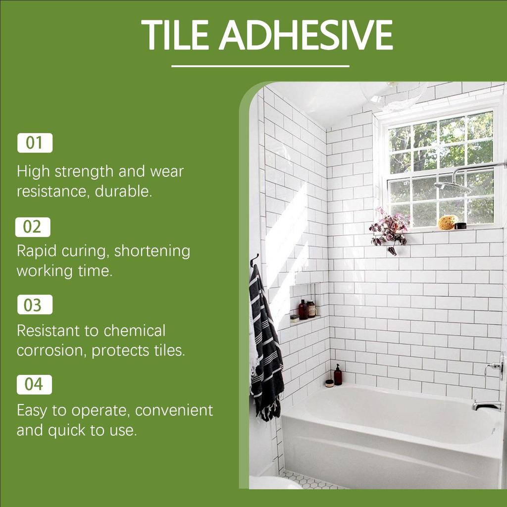 Tile Hollow Repair Agent - Waterproof Leak Sealer & Tile Adhesive Glue - Fix Loose & Hollow Tiles