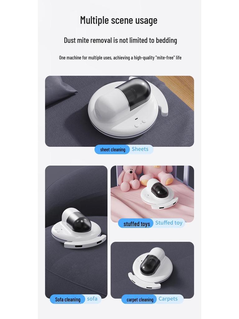 Bezprzewodowy Ręczny Odkurzacz UV do Roztoczy i Sterylizator