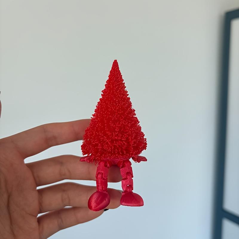 3D Printed Christmas Tree Ornament With Movable Joint Christmas Decorations Festive Tabletop Display Statue