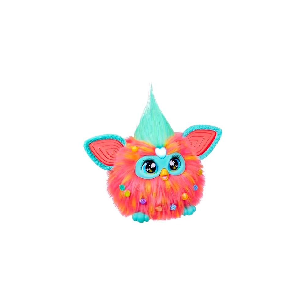 Hasbro Furby Coral Interactive Toy for Boys and Girls Age 6+ with 15 Fashion Accessories Animatronic Plush F6744