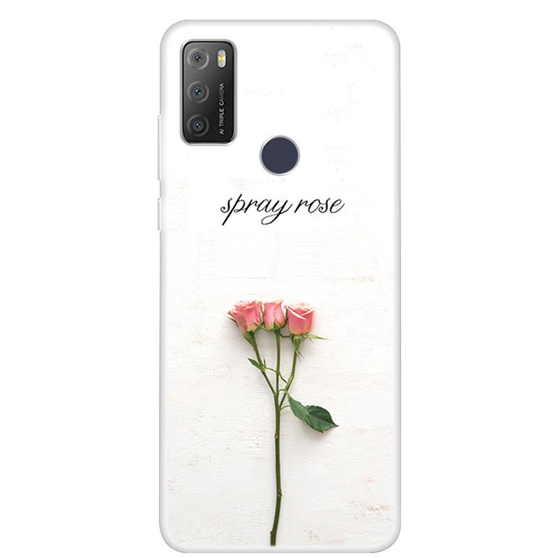 Pro Alcatel 1S 2021 Case Luxusní silikonový TPU měkký kryt na telefon pro Alcatel 1S 2020 Nárazuvzdorný roztomilý TPU nárazník Fundas Coque