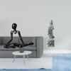 Creative Abstract Thinker And Guan Yin Statue Decorative Figurine Unique Stone Sculpture Feng Shui