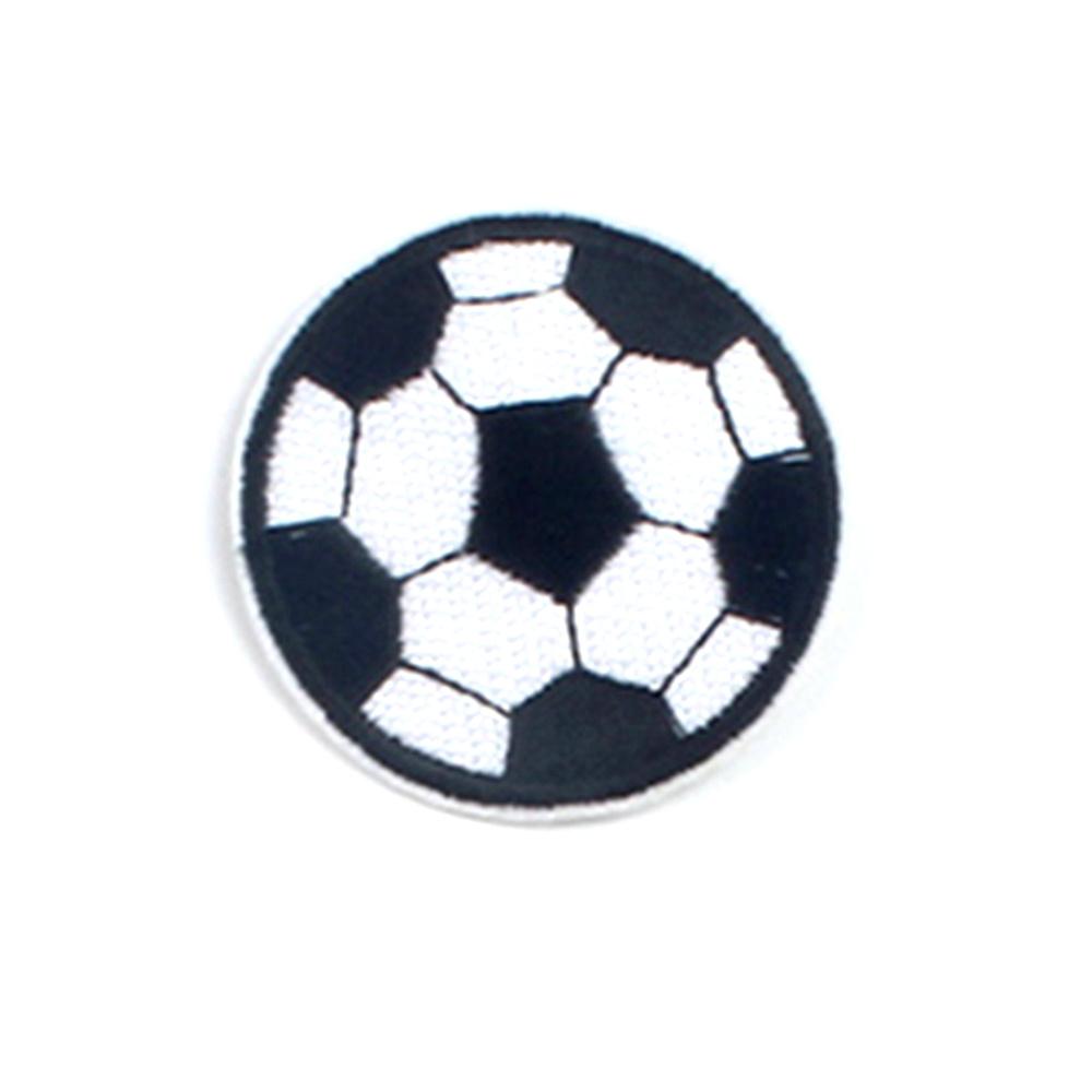 7.3cm Cartoon Football Iron On Embroidered Patch for Clothing Bag Appliques DIY Badge Sticker A