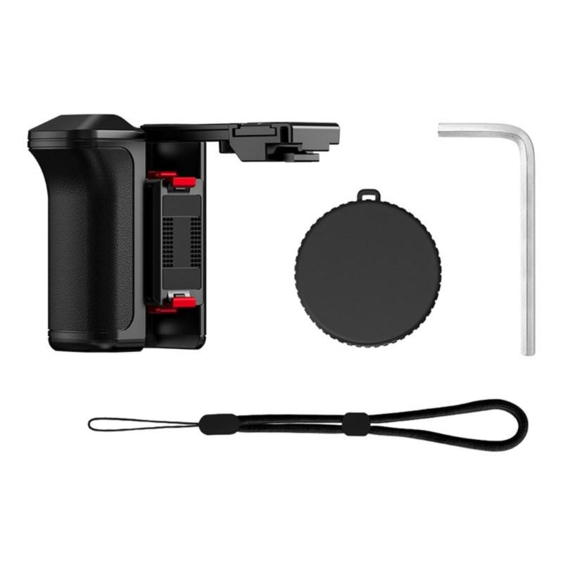 Quick Release Action Camera Grip Handle for Action4/3 Street Shoots Ergonomic Comfort Multiple Interfaces Magnetic