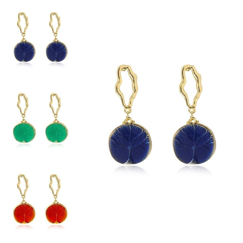 Of Trendy Alloy Earrings Vivid Colors Fashionable Womens Accessories For Occasions Special