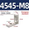1PC EU 2020 3030 4040 4545 T Slot L-Shape Interior Inside Corner Connector Joint Bracket With Screws For Extrusion Profile