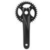 Bike Crankset 34T Chainring Sprocket Aluminium Alloy Hollow Integrated CNC Light Weight Bike Parts for MTB