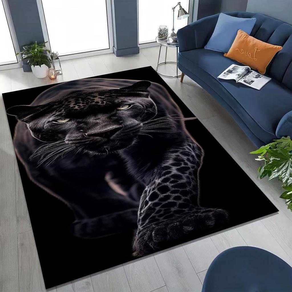 27 Style Wild Animal Leopard Cheetah Beast Cartoon Rug for Bedroom Living Room Sofa Home Doormat Decor, Kids Non-slip Floor Mat