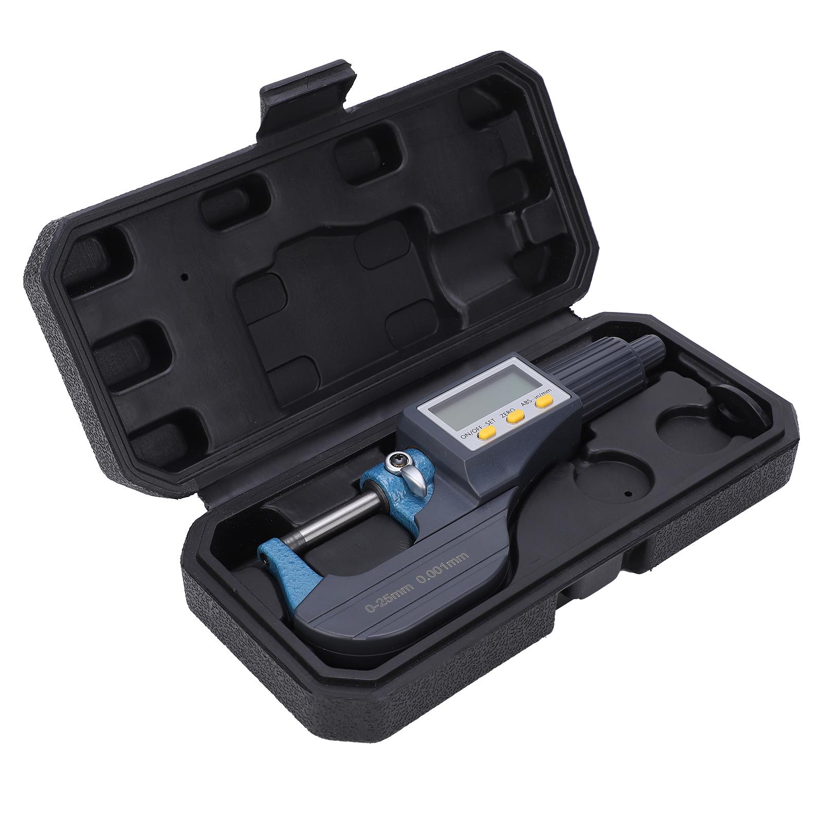 

Цифровой микрометр с ЖК-дисплеем и храповым механизмом FineTuning для измерения толщины стенок