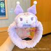 Cute And Charming Sanrio Kuromi Melody Doll Facial Wash Makeup Hairband Cinnamoroll PompomPurin Sweet Non Slip Elastic Hair Accessories