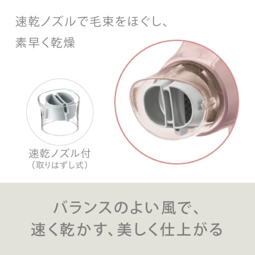 Panasonic Hair Dryer Nano Care Pink Gold EH-NA2J-PN