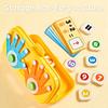 Finger Counting Math Toy with Number Blocks, Math Manipulatives for Kids 3-5, Educational Toys School Supplies, Birthday Gifts for Boys Girls
