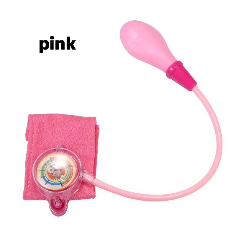 

Doctor Play Set for Kids - Mini Nurse Kit with Blood Pressure Meter & Stethoscope, Educational Role Play Toy (Ideal Gift) рожевий