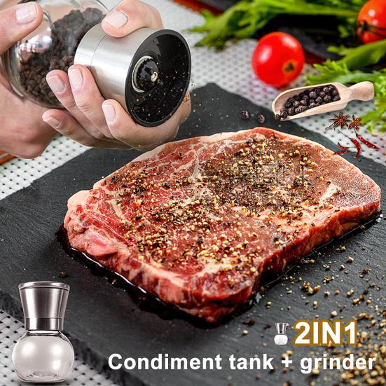 

Кухня Нержавеющая сталь Стекло Соль Перец Сахар Вкус Приправа Для хранения