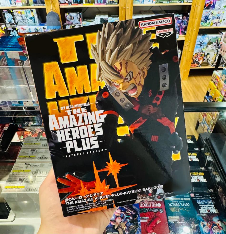 New My Hero Academia Anime Model Katsuki Bakugou 18Cm Action Figure The Amazing Hero Plus Anime Character Playthings Collection Presents