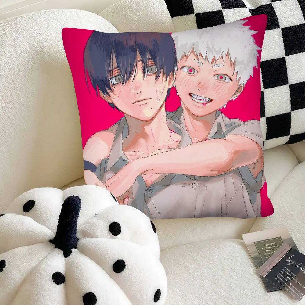 The Summer Hikaru Died HOT Anime CUTE Pillow Case Square Pillow Bedroom Sofa Leisure Comfort Cushion Car Home Decoration