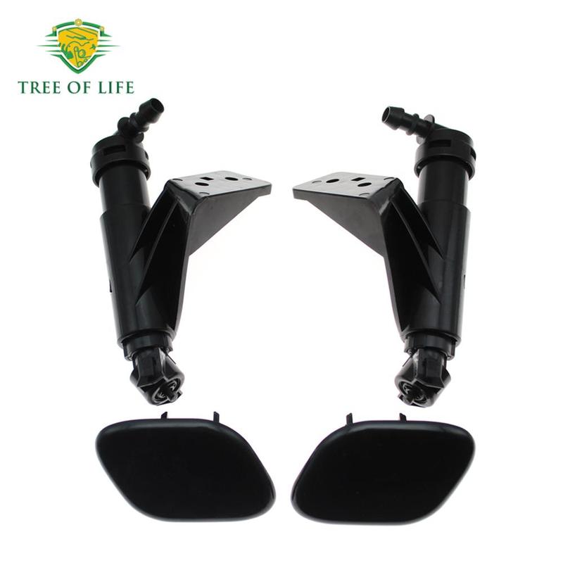 For Hyundai Santa Fe 2013 2014 2015 2016 Front Bumper HeadLight Washer Spray Nozzle Cleaning Pump Actuator Cover Cap 98671B8000