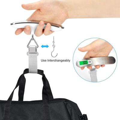 Digital Luggage Scale LCD Display Electronic Pocket Suitcase Travel Scale Luggage Weighing Tool Convenient To Carry