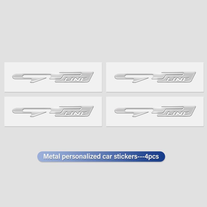 AABIU1 Metal Car Logo Sticker Car Door Window Wiper Stickers For KIA Cadenza Carens Carnival Cerato Ev6 FORTE K5 Sportage Rio Ceed Niro