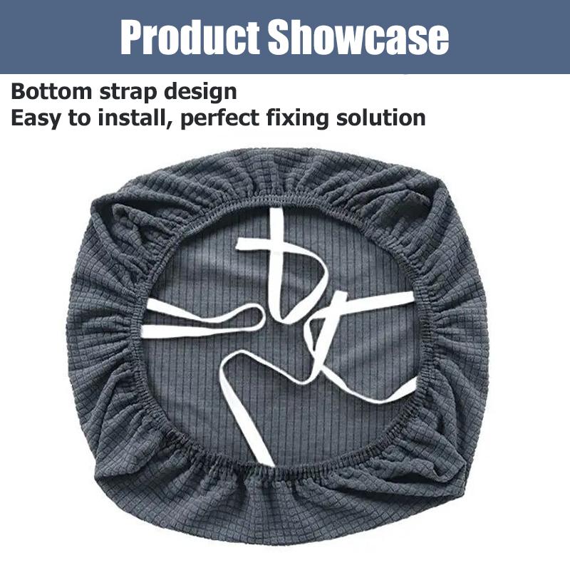 Stretch Office Chair Cover Anti Dirty Computer Swivel Stool Protector For Bedroom Living Room 1 Piece