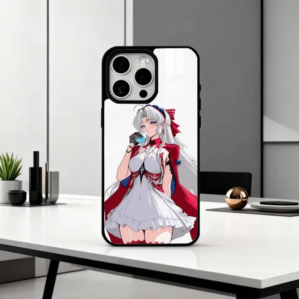 W-Wuthering Waves C-Carlotta    Phone Case For iPhone17,16,15,14,13,12,11 Plus,Pro Max Magnetic For Magsafe Wireless Charging