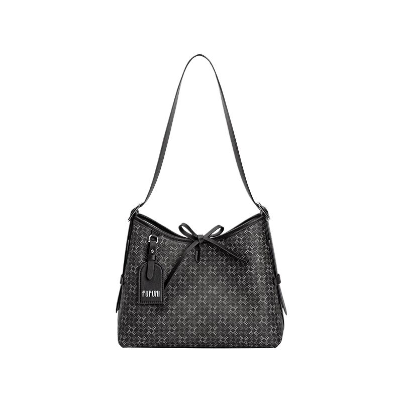FUFUNI Women s 2026 New Monogram Large Capacity Tote Shoulder Bag