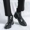Fashion Fashion Trends Pointed Business Casual Chelsea Men's Boots 2025 British Style Comfortable Anti-slip Wearable Leather Ankle Boots