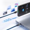 Mcdodo Usb-C 2In1 Fast Charging Cable For Iphone 14 Macbook Led 100W 2M