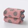 2Pcs Thickened Stripe Spot Baby Bath Towel 30x60cm Shower Towel Cotton Hand Towel  Face Wash