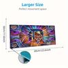 Detroit Tigers Color Mouse Pad Large Gaming Table Cushion Non-slip Laptop Tablet Big Mousepad XXL Mat Mini PC Playmat With Lock edge
