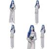 Costume da sposa cadavere zombie horror di Halloween per donna, spaventoso, per eventi unici