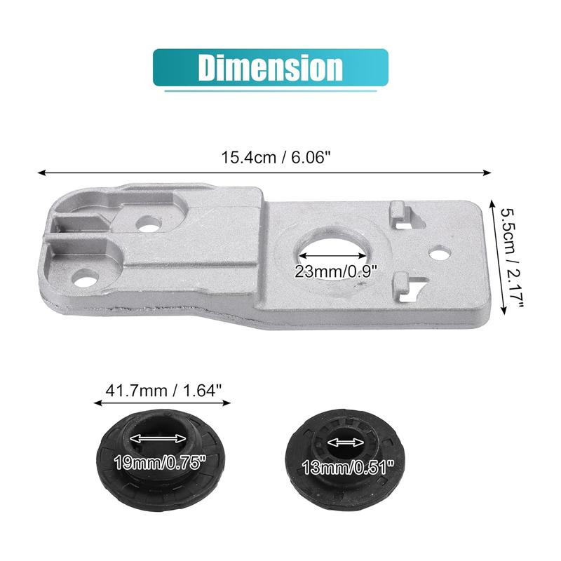 2 Pcs Lower Radiator Mounting Bracket For Chevrolet Cruze 2011-2015 Buick Cascada 2016- 13337826/13300486