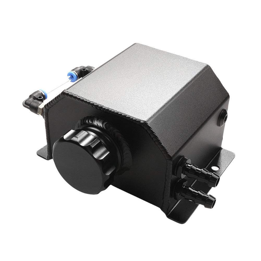 1L/2L Radiator Coolant Overflow Bottle Universal Radiator Overflow Coolant Can Polished Reservoir Automobile Parts