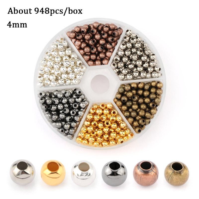 Jewelry Findings Set open jump rings Loose spacer beads Earring hooks Rubber Earring Backs for Jewelry Making DIY handicraft