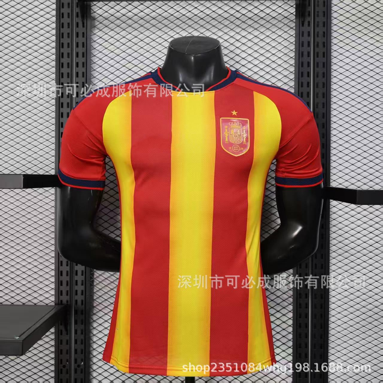 2627 World Cup national team special edition jersey Spain, Saudi Arabia football jersey player version wholesale short sleeves S