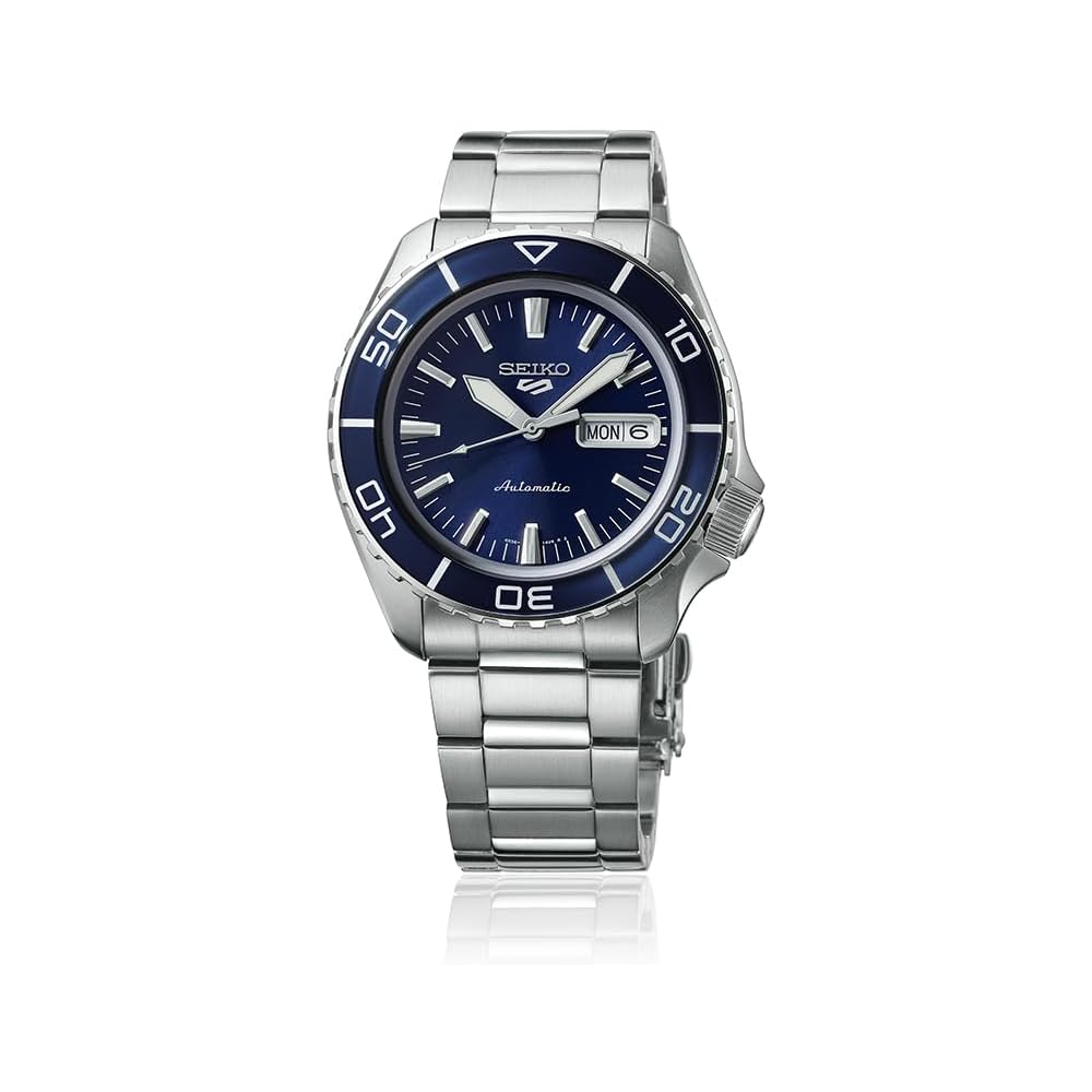 Seiko 5 Sports SKX Suits Style Men's Watch SBSA259 Black Stainless Steel 100m Water Resistant