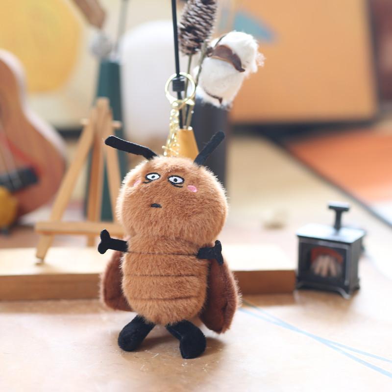 Cockroach Realistic Plush Keychain Ultra Soft Stuffed Toy Pp Cotton Novelty Gift