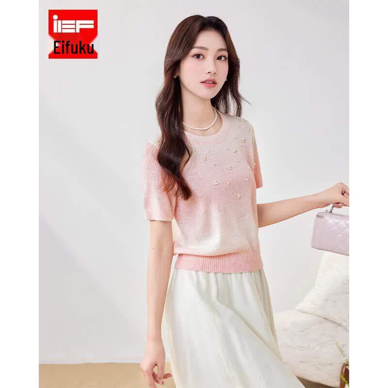 IEF Women s Korean Style Knitted Top One Size