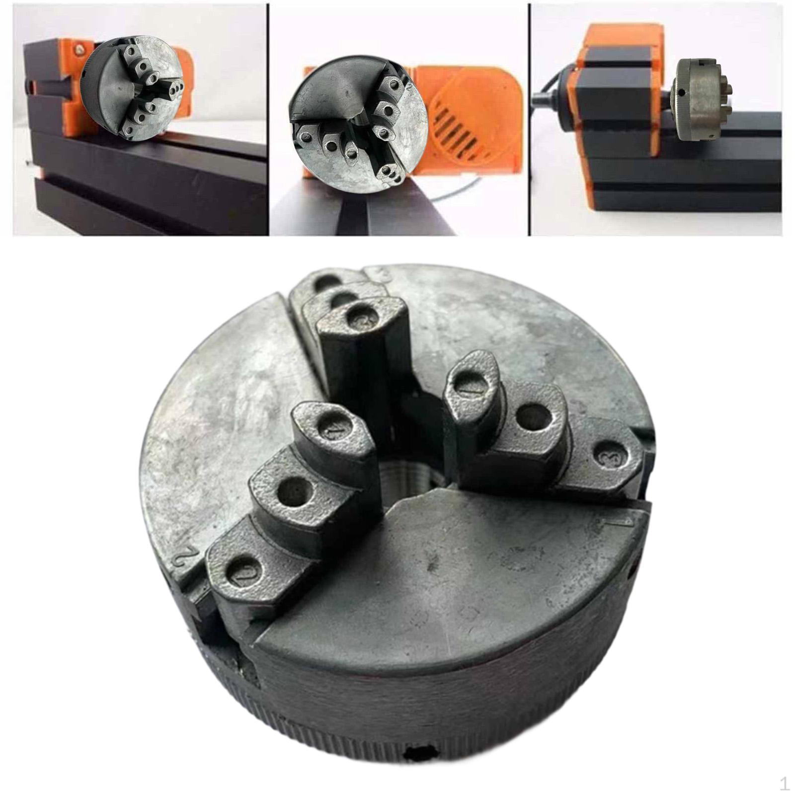 

3-кулачковый патрон, мини-патрон для токарного станка, портативный, прочный, компактный, легкий, износостойкие аксессуары