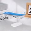 20 cm Niederlande KLM Airlines 747-400 Airways Diecast Flugzeugmodell Legierungsmetall Flugzeugmodell Fahrwerk Flugzeugspielzeug
