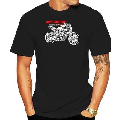 Letný Harajuku Vlastný Pletený Bavlna Motocykel Moto Hon Cb650R Cb 650 R Letný Pánsky Hip Hop Street Predĺžený Pánsky Slim Fit