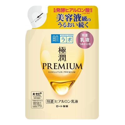 HADA LABO Gokujyun Premium Hydratační emulze Hloubkově hydratační emulze - náhradní náplň, 140 ml