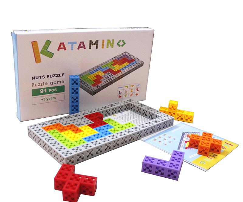 Eco-friendly DIY 3D Interlocking Building Blocks for Kids - Versatile, Educational & Creative Toy